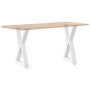 Patas de mesa de comedor 2 uds acero blanco 50x(72-73,3) cm de , Patas para mesas - Ref: Foro24-4012717, Precio: 108,15 €, De...