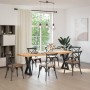 Patas para mesa de comedor 2 uds acero negro 60x(72-73,3) cm de , Patas para mesas - Ref: Foro24-4012720, Precio: 91,29 €, De...