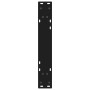 Patas para mesa de comedor 2 uds acero negro 60x(72-73,3) cm de , Patas para mesas - Ref: Foro24-4012720, Precio: 91,29 €, De...