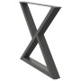 Patas para mesa comedor 2uds antracita 90x(72-73,3) cm de , Patas para mesas - Ref: Foro24-4012734, Precio: 138,01 €, Descuen...