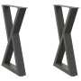 Patas de mesa de comedor 2 uds acero antracita 60x(72-73,3) cm de , Patas para mesas - Ref: Foro24-4012722, Precio: 94,31 €, ...