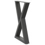 Patas de mesa de comedor 2 uds acero antracita 60x(72-73,3) cm de , Patas para mesas - Ref: Foro24-4012722, Precio: 94,31 €, ...