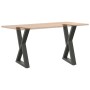 Patas de mesa de comedor 2 uds acero antracita 60x(72-73,3) cm de , Patas para mesas - Ref: Foro24-4012722, Precio: 94,31 €, ...