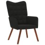 Sillón de relax de terciopelo negro de , Sillones - Ref: Foro24-4016816, Precio: 94,97 €, Descuento: %