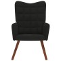 Sillón de relax de terciopelo negro de , Sillones - Ref: Foro24-4016816, Precio: 94,97 €, Descuento: %