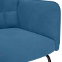 Silla mecedora de terciopelo azul de , Mecedoras - Ref: Foro24-4016842, Precio: 107,11 €, Descuento: %