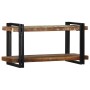 Estante de pared multicolor de madera maciza reciclada de , Almacenamiento para CD y DVD - Ref: Foro24-4017486, Precio: 93,41...