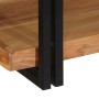 Estante de pared madera maciza de acacia 110x33x45 cm de , Almacenamiento para CD y DVD - Ref: Foro24-4017490, Precio: 112,52...