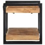 Estante de pared madera maciza de acacia 70x33x35 cm de , Almacenamiento para CD y DVD - Ref: Foro24-4017484, Precio: 84,32 €...