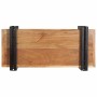 Estante de pared madera maciza de acacia 70x33x35 cm de , Almacenamiento para CD y DVD - Ref: Foro24-4017484, Precio: 84,32 €...