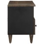 Mueble de TV madera maciza de mango negro 100x33x46 cm de , Muebles TV - Ref: Foro24-4017810, Precio: 113,84 €, Descuento: %