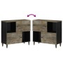 Aparador 80x33x75 cm madera maciza mango de , Aparadores - Ref: Foro24-4017819, Precio: 117,06 €, Descuento: %