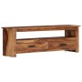 Mueble de TV de madera maciza 118x30x40 cm en Muebles TV | Comprar online en Foru.es