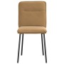 Sillas de comedor 2 unidades terciopelo marrón de , Sillas de comedor - Ref: Foro24-4101217, Precio: 86,44 €, Descuento: %