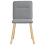 Sillas de comedor giratorias 2 unidades tela gris claro de , Sillas de comedor - Ref: Foro24-4101220, Precio: 104,31 €, Descu...