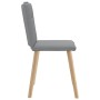 Sillas de comedor giratorias 2 unidades tela gris claro de , Sillas de comedor - Ref: Foro24-4101220, Precio: 104,31 €, Descu...