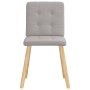 Sillas de comedor 2 uds tela gris nube de , Sillas de comedor - Ref: Foro24-4101077, Precio: 79,45 €, Descuento: %
