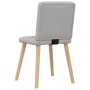 Sillas de comedor 2 uds tela gris nube de , Sillas de comedor - Ref: Foro24-4101077, Precio: 79,45 €, Descuento: %