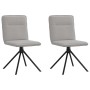 Sillas de comedor 2 uds tela gris nube de , Sillas de comedor - Ref: Foro24-4101241, Precio: 104,25 €, Descuento: %