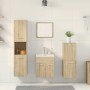 Juego de muebles de baño 5 pzas madera ingeniería roble Sonoma de , Muebles de baño - Ref: Foro24-3325020, Precio: 249,27 €, ...