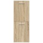 Juego de muebles de baño 5 pzas madera ingeniería roble Sonoma de , Muebles de baño - Ref: Foro24-3325020, Precio: 249,27 €, ...