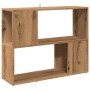 Estantería/divisor de espacios roble artisan 80x24x63 cm de , Muebles TV - Ref: Foro24-856735, Precio: 49,28 €, Descuento: %