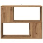 Estantería/divisor de espacios roble artisan 80x24x63 cm de , Muebles TV - Ref: Foro24-856735, Precio: 49,28 €, Descuento: %