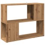 Estantería/divisor de espacios roble artisan 80x24x63 cm de , Muebles TV - Ref: Foro24-856735, Precio: 49,28 €, Descuento: %