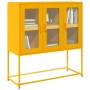 Aparador de acero laminado en frío amarillo 100,5x39x107 cm de , Aparadores - Ref: Foro24-853407, Precio: 133,67 €, Descuento: %