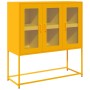 Aparador de acero laminado en frío amarillo 100,5x39x107 cm de , Aparadores - Ref: Foro24-853407, Precio: 133,67 €, Descuento: %