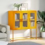 Aparador de acero laminado en frío amarillo 100,5x39x107 cm de , Aparadores - Ref: Foro24-853407, Precio: 133,67 €, Descuento: %