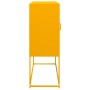 Aparador de acero laminado en frío amarillo 100,5x39x107 cm de , Aparadores - Ref: Foro24-853407, Precio: 133,67 €, Descuento: %