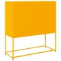 Aparador de acero laminado en frío amarillo 100,5x39x107 cm de , Aparadores - Ref: Foro24-853407, Precio: 133,67 €, Descuento: %