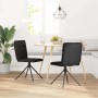 Sillas de comedor 2 unidades tela negro de , Sillas de comedor - Ref: Foro24-4101234, Precio: 106,43 €, Descuento: %