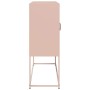 Aparador de acero laminado en frío rosa 100,5x39x107 cm de , Aparadores - Ref: Foro24-853405, Precio: 135,36 €, Descuento: %