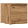 Cajón taburete madera ingeniería roble artesanal 40,5x40x40 cm de , Cajoneras - Ref: Foro24-857040, Precio: 55,83 €, Descuent...