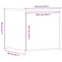 Cajón taburete madera ingeniería roble artesanal 40,5x40x40 cm de , Cajoneras - Ref: Foro24-857040, Precio: 55,83 €, Descuent...