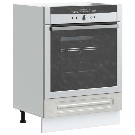 Mueble de horno Kalmar gris hormigón madera reconstituida de , Armarios de cocina - Ref: Foro24-853521, Precio: 62,81 €, Desc...