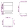 Mueble de horno Kalmar gris hormigón madera reconstituida de , Armarios de cocina - Ref: Foro24-853521, Precio: 62,81 €, Desc...