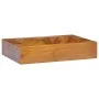 Lavabo de madera maciza de teca 50x35x10 cm de vidaXL, Lavabos - Ref: Foro24-326163, Precio: 124,87 €, Descuento: %