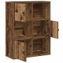 Estantería madera de ingeniería color envejecido 60x24x76,5 cm de , Librerías y estanterías - Ref: Foro24-860389, Precio: 68,...