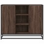 Aparador de madera de ingeniería marrón roble 92x35x76 cm de , Aparadores - Ref: Foro24-849018, Precio: 82,15 €, Descuento: %