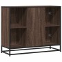Aparador de madera de ingeniería marrón roble 92x35x76 cm de , Aparadores - Ref: Foro24-849018, Precio: 82,15 €, Descuento: %