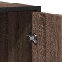 Aparador de madera de ingeniería marrón roble 92x35x76 cm de , Aparadores - Ref: Foro24-849018, Precio: 82,15 €, Descuento: %