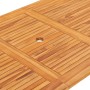 Mesa plegable de jardín madera maciza de teca 160x80x75 cm de vidaXL, Mesas de jardín - Ref: Foro24-48998, Precio: 188,68 €, ...