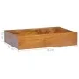 Lavabo de madera maciza de teca 50x35x10 cm de vidaXL, Lavabos - Ref: Foro24-326163, Precio: 124,87 €, Descuento: %
