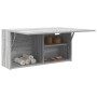 Armario de pared baño madera ingeniería gris sonoma 80x25x40 cm de , Tocadores de baño - Ref: Foro24-860090, Precio: 67,57 €,...