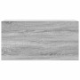 Armario de pared baño madera ingeniería gris sonoma 80x25x40 cm de , Tocadores de baño - Ref: Foro24-860090, Precio: 67,57 €,...