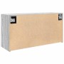 Armario de pared baño madera ingeniería gris sonoma 80x25x40 cm de , Tocadores de baño - Ref: Foro24-860090, Precio: 67,57 €,...