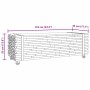 Mesa de centro madera maciza de teca 110x45x35 cm de , Mesas de centro - Ref: Foro24-4009311, Precio: 149,59 €, Descuento: %